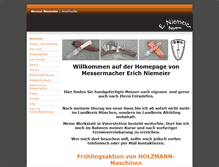 Tablet Screenshot of messer-niemeier.de
